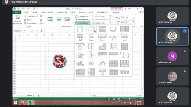 6:00 TO 6:30 MS EXCEL 2013 INSERT TAB ME PICTURE OPTION BY SARIKA KIRAR (31 OCT 2023) смотреть онлайн