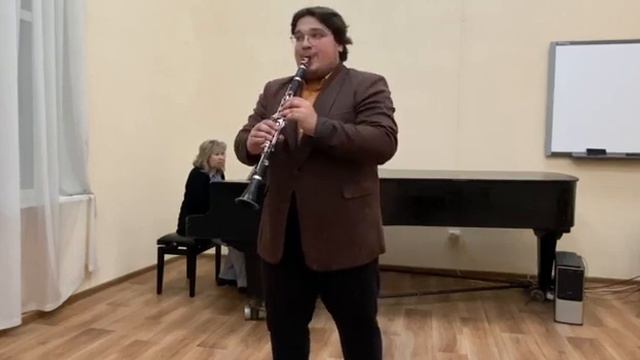 Илья Белавин. А.Рабо - конкурсное соло, С.Танеев - канцона для кларнета и струнных смотреть онлайн