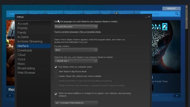 Как сменить язык в steam с английского на русский смотреть онлайн