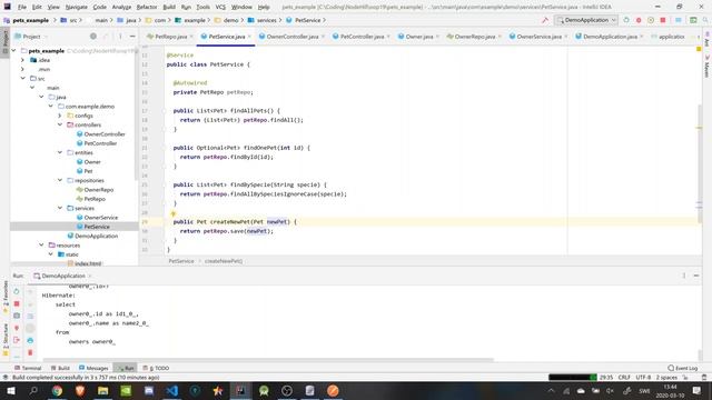 oop19 - Java Spring med SQLite - Eftermiddag смотреть онлайн
