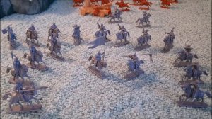 Солдатики 1/72 Французские Рыцари vs Монголы