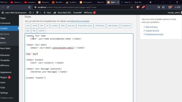 HOW TO ADD A CONTACT FORM USING CONTACT FORM 7 PLUGIN IN WORDPRESS смотреть онлайн
