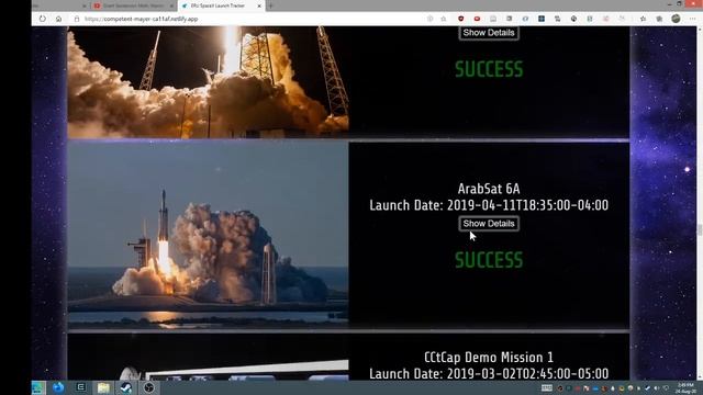SpaceX App Demo смотреть онлайн