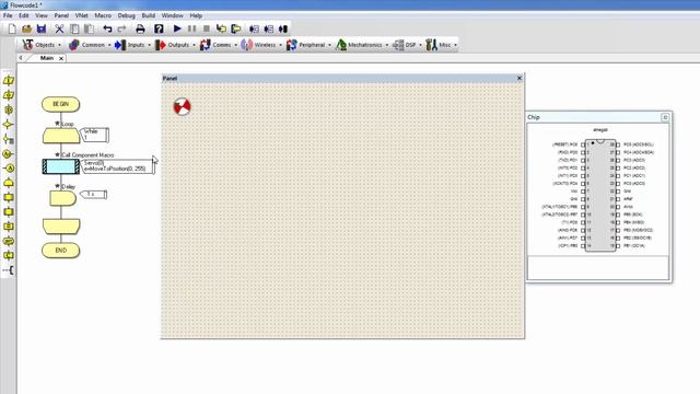 FLOWCODE УРОК 53 Сервопривод компонент SERVO смотреть онлайн