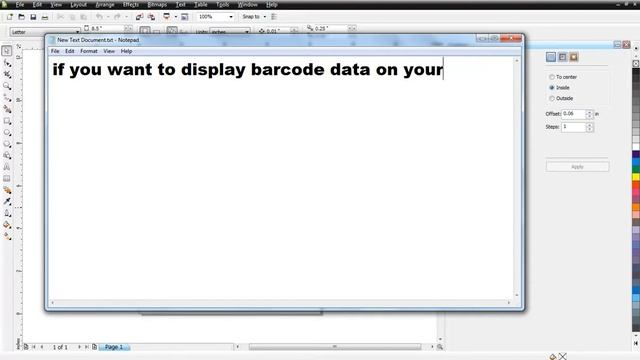 How to Create Barcode in CoreDraw Easy смотреть онлайн