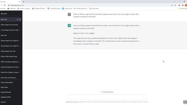 Using ChatGPT to Write RegEx for Alteryx смотреть онлайн