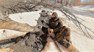 Делаю баню, щука по таёжному, прорубь! ''ЛЕСНЫЕ ПРОВОДЫ''