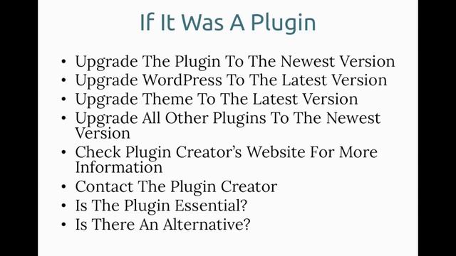 What To Do When You Get The White Screen Of Death In WordPress смотреть онлайн