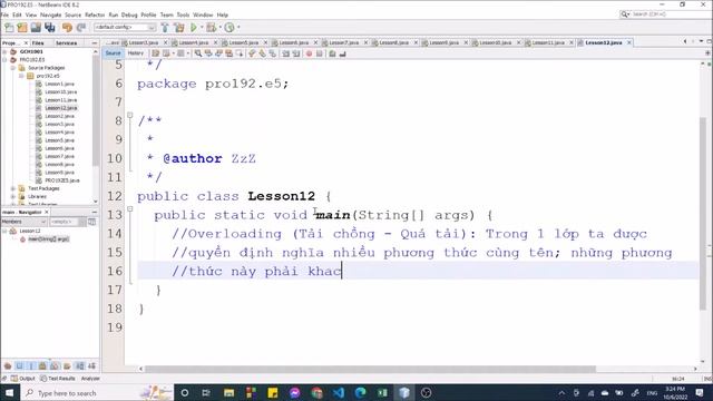 Java-PRO192.E5: Buổi 4. Setter và Getter, Overloading смотреть онлайн