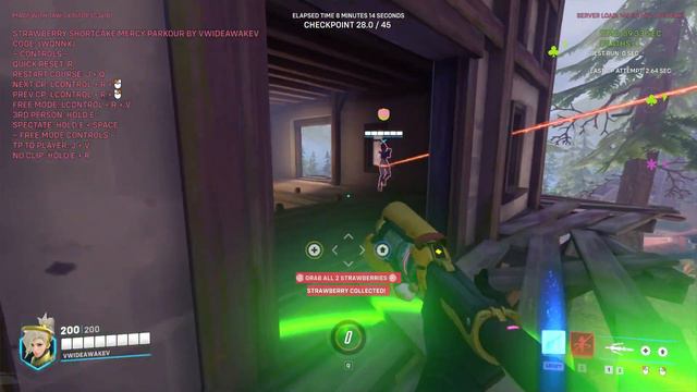 🌲🍓Mercy Parkour Strawberry Forest [WQNNX] by VWideAwakeV🍓🌲 смотреть онлайн