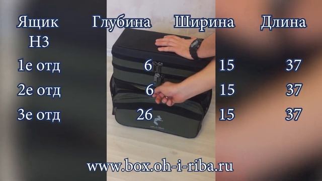 Ящик для зимней рыбалки из пенопласта Н3 смотреть онлайн