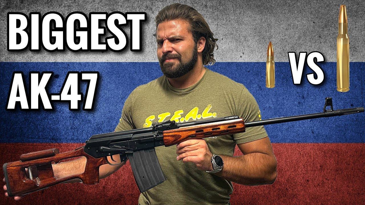 Тестируем Самый Большой Серийный Калашников // Brandon Herrera на Русском Языке смотреть онлайн