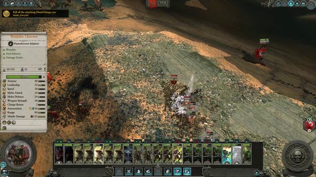 Queek Headtaker vs Dwarf Elite Army - Warhammer 2 Quest Battle (Dwarf Gouger - Legendary) смотреть онлайн