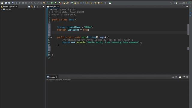 Java variable смотреть онлайн