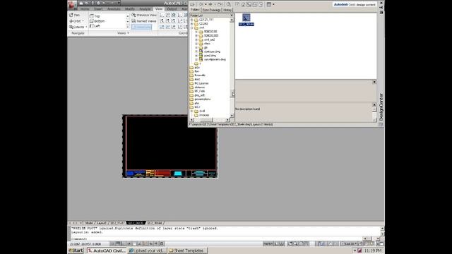 Autocad inserting paper space layout title blocks into drawing using design center смотреть онлайн