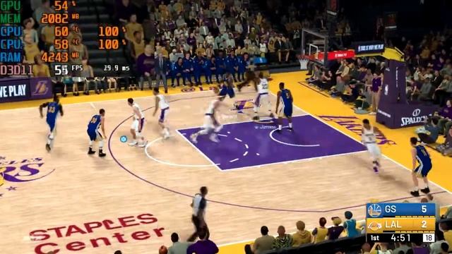 NBA 2K19 - i3 3240 R7 265 + High Preset Settings смотреть онлайн