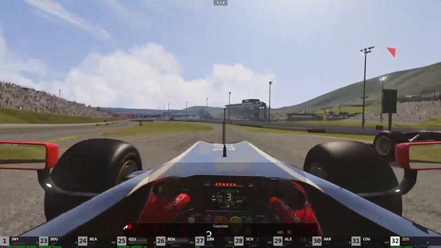 Driving F1 Cars on Non-F1 tracks (Assetto Corsa) смотреть онлайн