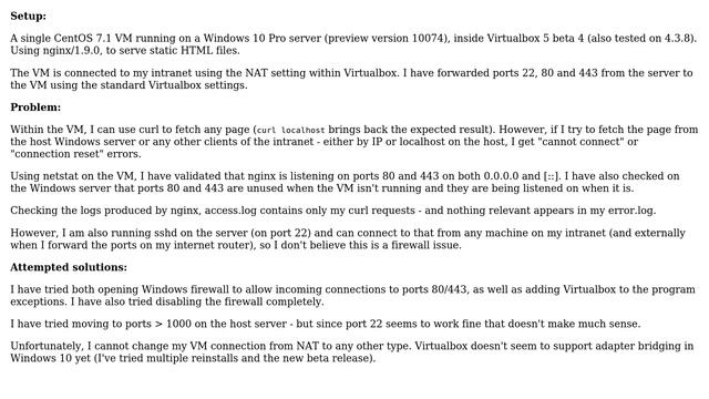 Accessing an nginx webserver on CentOS7 VM hosted on Virtualbox in Windows 10 смотреть онлайн