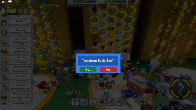 КАК СДЕЛАТЬ БЕЙСИК БИ ОДАРЁННЫМ! СИМУЛЯТОР ПЧЕЛОВОДА! Bee Swarm Simulator! Gifted Basic Bee!