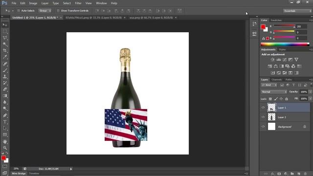 How to Make Bottle Label in Photoshop CS6 смотреть онлайн