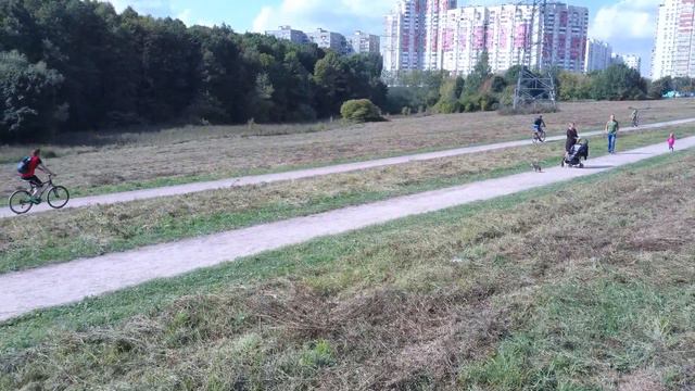 Fly in Bitsa park Moscow Russia XIAOMI FIMI X8 SE drone 4k video смотреть онлайн