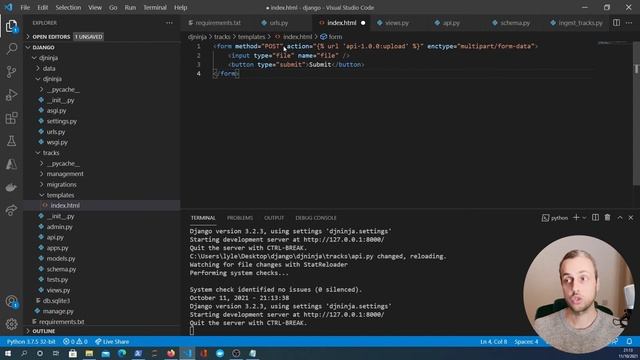 Creating a CRUD API with Django-Ninja #4 - Uploading Files and API Documentation смотреть онлайн