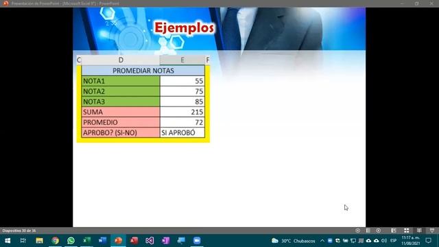 Clase 2 Estructura Condicional VBA Excel 9 11 08 2021 смотреть онлайн
