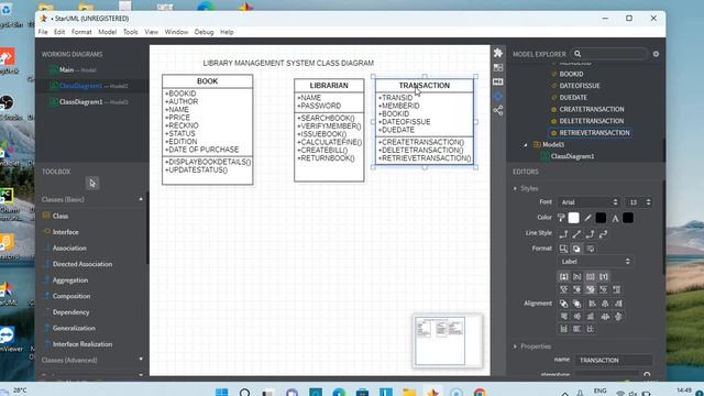 Library management system class diagram смотреть онлайн