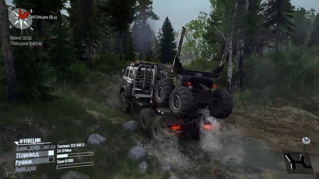 🔴 Spintires: MudRunner Карта «Здесь упал метеорит» | Часть ᐅ 3 смотреть онлайн