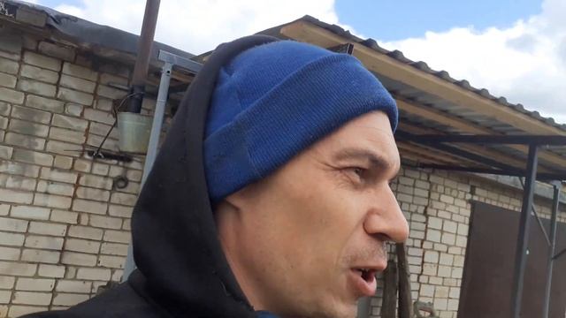 Навес перед гаражом. Часть 3 Накрыл крышу. смотреть онлайн