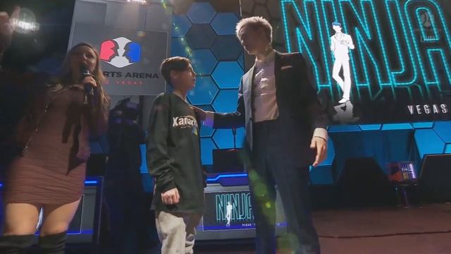 Good Guy Ninja - Ninja GRANTS WISH of Little Kid with Cancer at Vegas Event смотреть онлайн