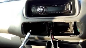 Сьем магнитолы на королла ае 110