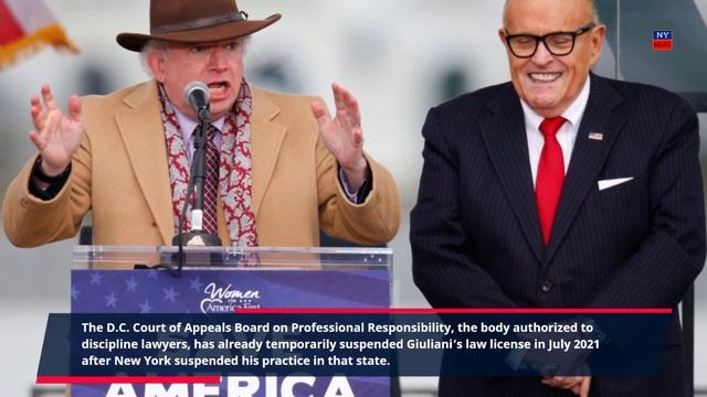 Rudy Giuliani fights DC disbarment over leading Donald Trump's challenges to 2020 election | NY New смотреть онлайн