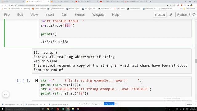 String Functions in Python смотреть онлайн