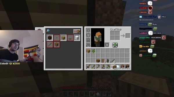 Forsen Plays Minecraft  - Part 1 (With Chat)