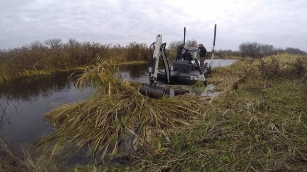 Очистка реки от водорослей "Botsman PA"