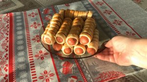 Сосиськи в слоеном тесте.Просто быстро ивкусноmp4