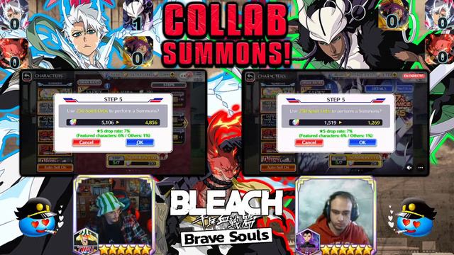 SAFWY SUMMONS 5.500 ORBS! INSANE SUMMONS! TOSHIRO LOVE ME A LOT! Bleach Brave Souls Ft @DeathSmashe смотреть онлайн