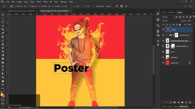 Movie Poster Design In Adobe Photoshop Cc 2019 Tutorial