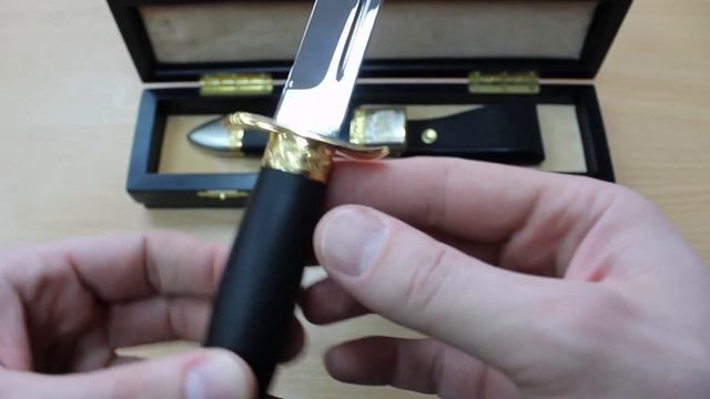 Подарочный нож АиР Финка-2 "Герб Украины" смотреть онлайн