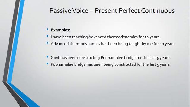 04 Present Perfect Continuous Passive Voice - Learn English Via Tamil смотреть онлайн