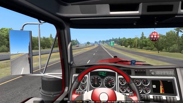 American Truck Simulator Realistic Economy Ep 141 Longview and Wichita Falls Texas are where w смотреть онлайн