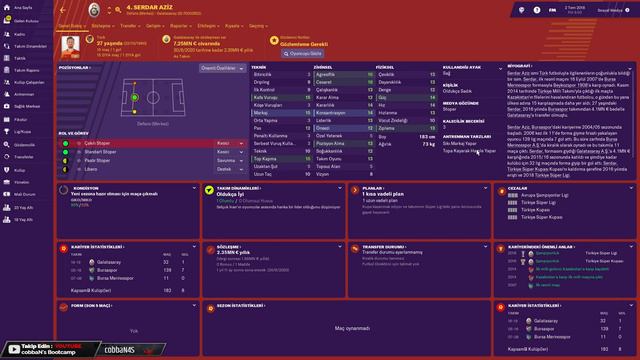 Türkiye Süper Ligi Transfer İncelemeleri #10 - Serdar Aziz Fenerbahçe смотреть онлайн