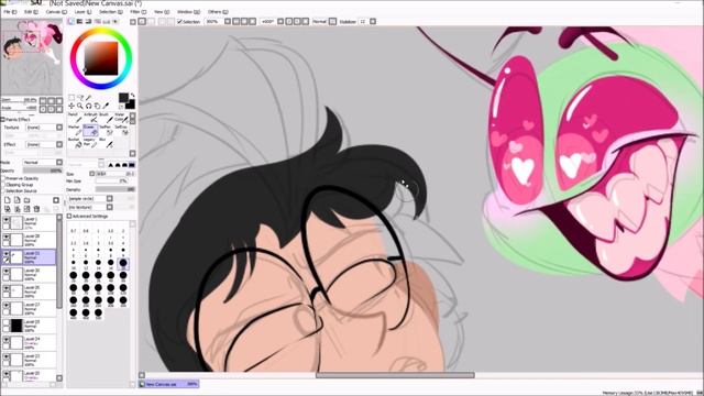 WHY HE LOOK LIKE THAT?? (Speedpaint) смотреть онлайн