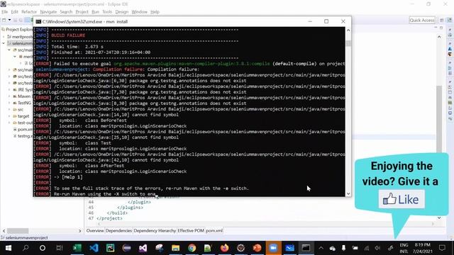 Maven Goals Tutorial Clean Install | Running Maven Project in Eclipse | Maven Tutorial Beginners #1 смотреть онлайн