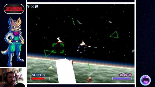 Starfox. Stage 1 (Super Nintendo/SNES) / Прохождение с комментариями