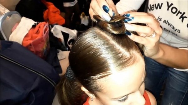 Красивая и быстрая прическа ДЛЯ БАЛЬНЫХ ТАНЦЕВ / Ballroom Dancing Hairstyle