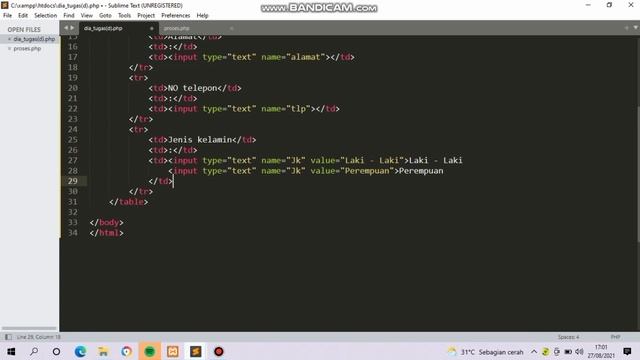 Membuat form pada PHP menggunakan metode Post смотреть онлайн