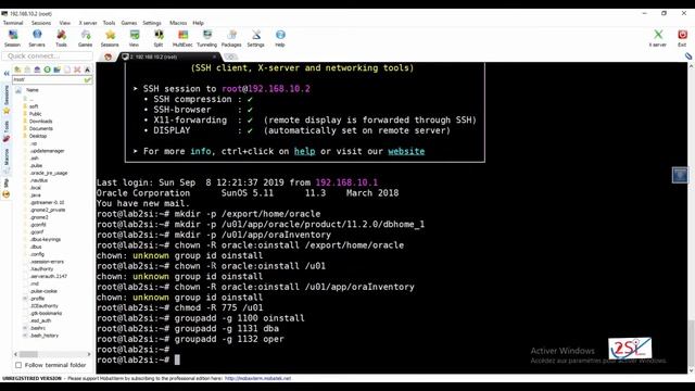 Comment Installer une Base de données Oracle 11gR2 sur Solaris 11.3 DESKTOP part1 смотреть онлайн
