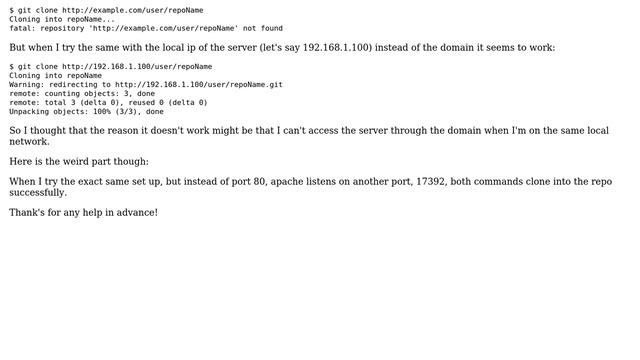 DevOps & SysAdmins: Not able to clone into repository on gitlab through port 80 смотреть онлайн